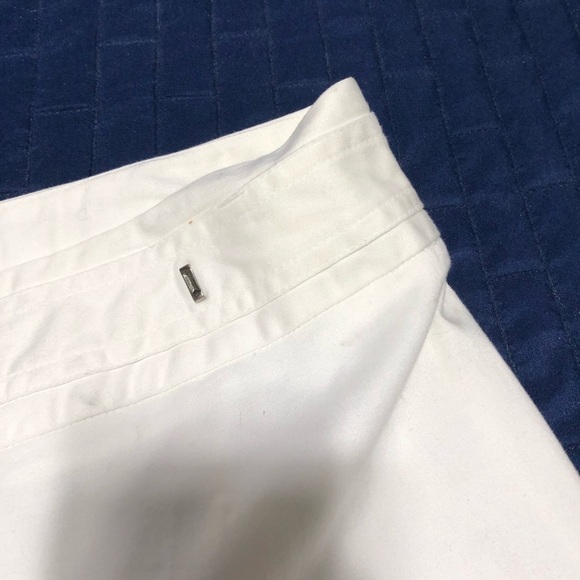 RQT White Wide-Leg capris, size 19- 98% cotton 2% spandex- nice made pants - Picture 6 of 10